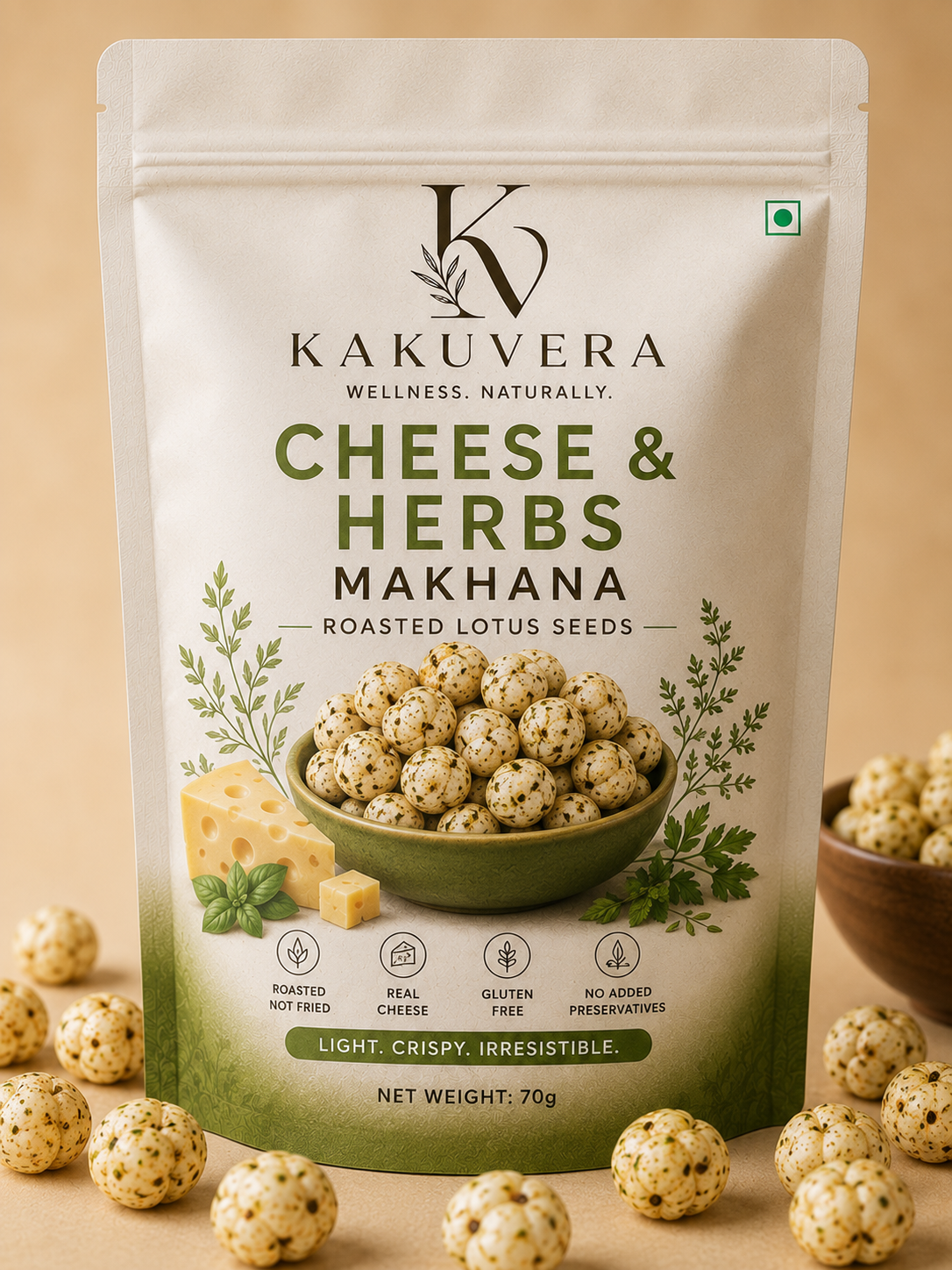 Cheese & Herbs Packaging
