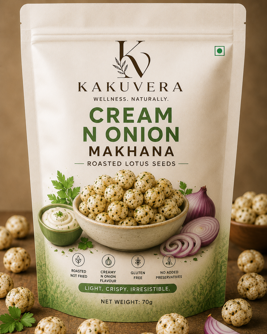 Cream & Onion Packaging